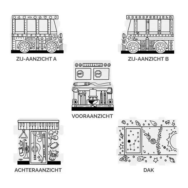 KARTONNEN SPEELBUS BANKERS BOX PLAY