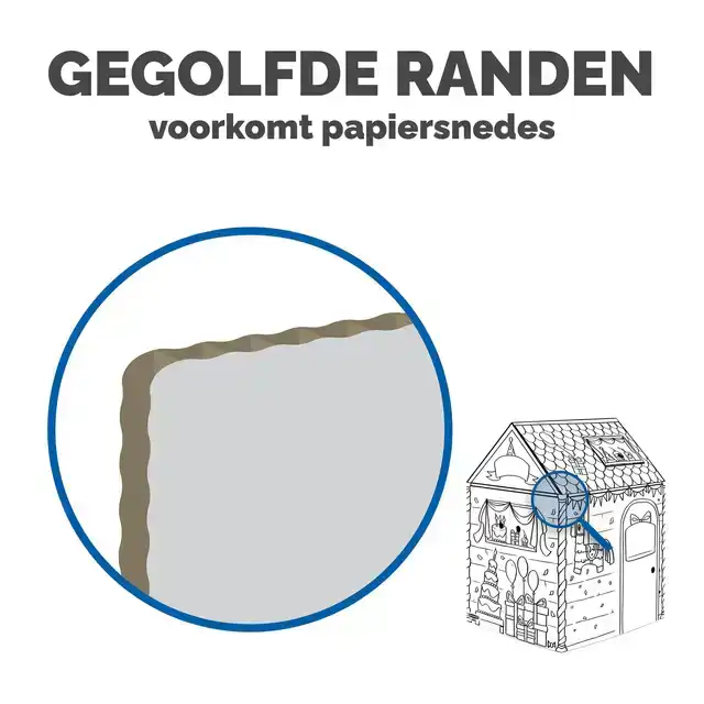 KARTONNEN SPEELHUIS VERJAARDAG XL
