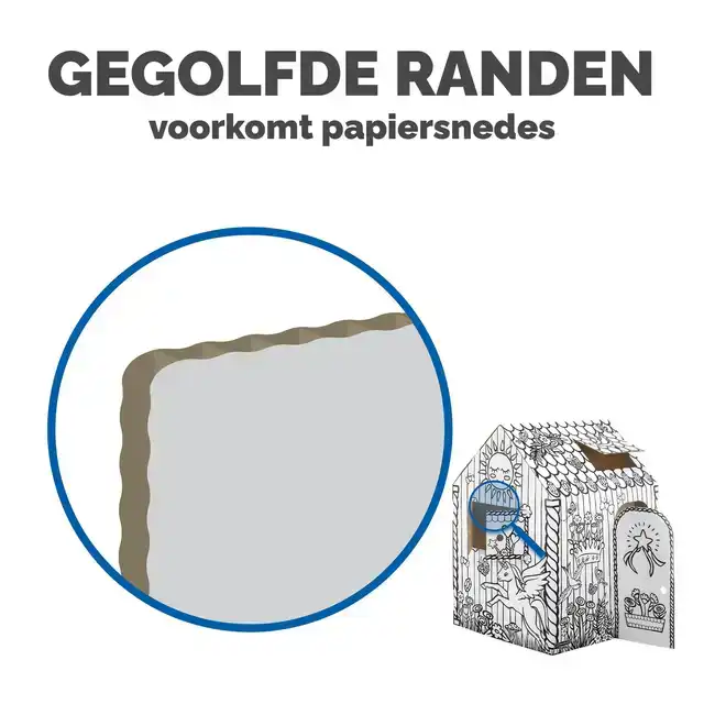 KARTONNEN SPEELHUIS XL EENHOORN BANKERS