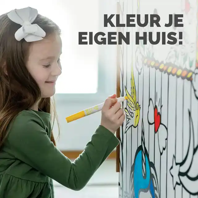 KARTONNEN SPEELHUIS XL EENHOORN BANKERS