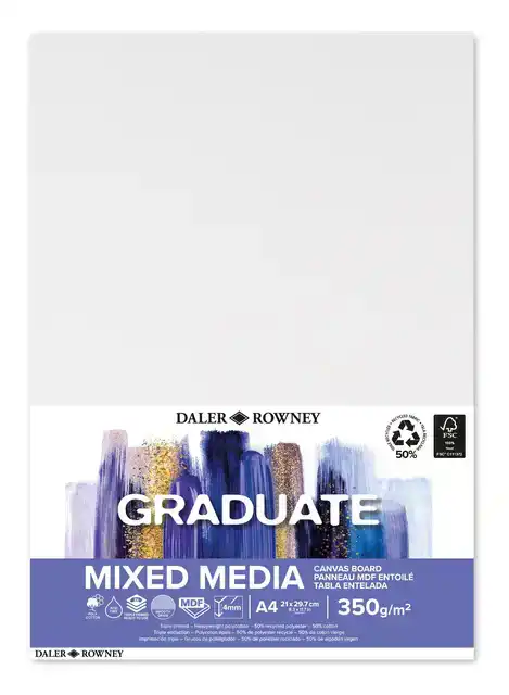 CANVASBOARD DALER ROWNEY GRADUATE A4