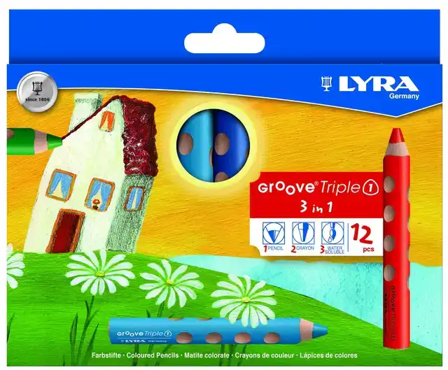 KLEURPOTLOOD LYRA GROOVE TRIPLE ONE 12