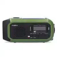 NOODRADIO NEDIS DAB+ FM ZONNEPANEEL