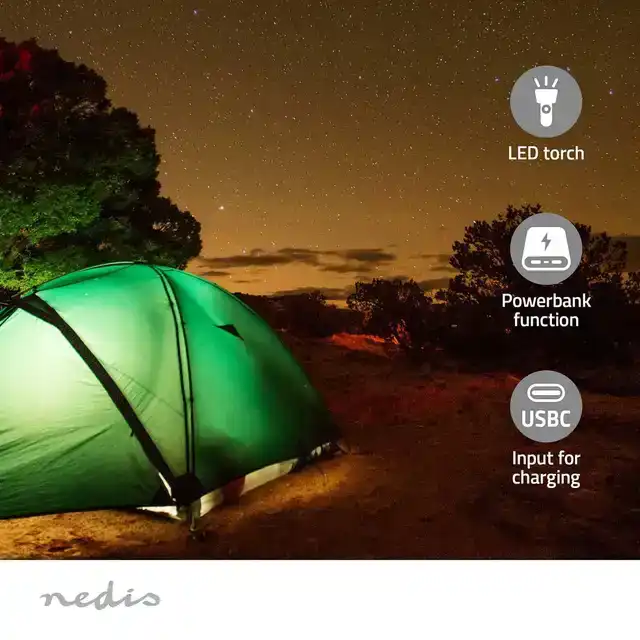 NOODRADIO NEDIS DAB+ FM ZONNEPANEEL