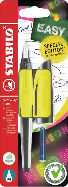 VULPEN STABILO EASYBUDDY M NEON GEEL
