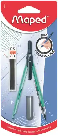 PENPASSER MAPED 3DELIG ASSORTI