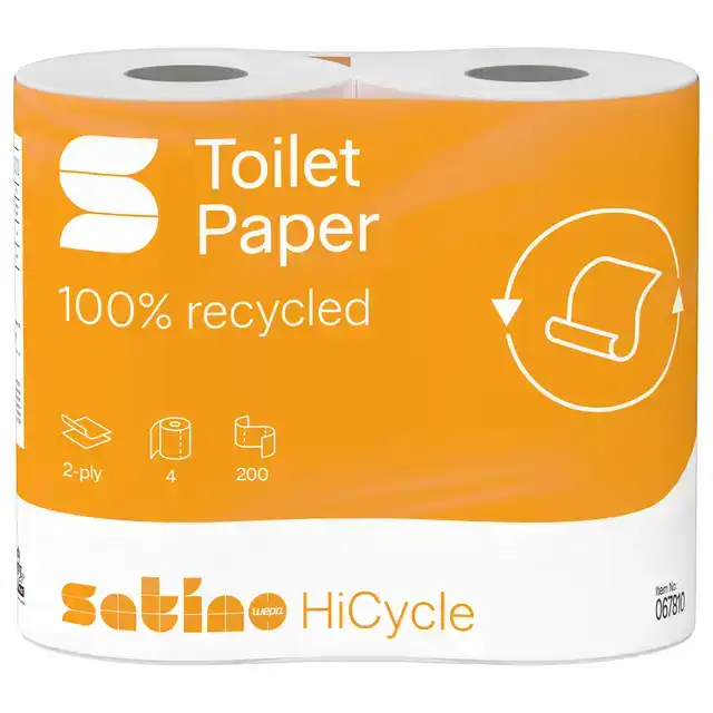 TOILETPAPIER SATINO MT1 HICYCLE 2LAAGS
