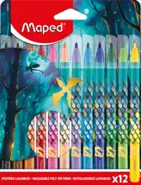 VILTSTIFT MAPED DRAGON SET 12 KLEUREN