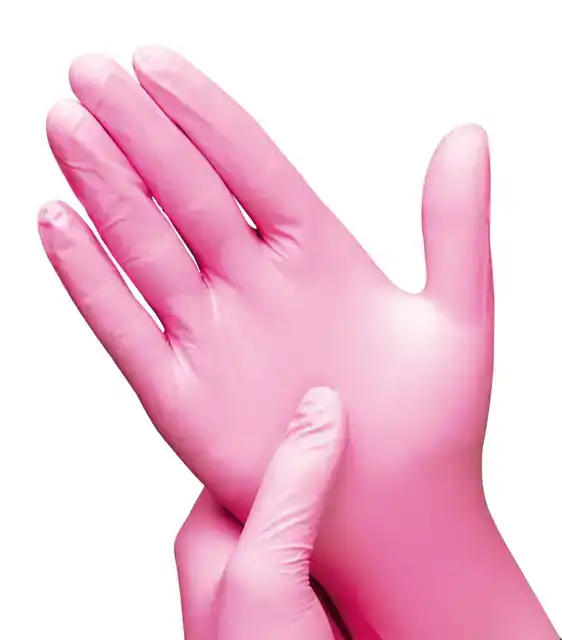 HANDSCHOEN HYNEX NITRIL M ROZE 3.5GR
