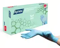 HANDSCHOEN HYNEX NITRIL BIO XL BLAUW