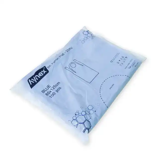 SCHORT HYNEX 80X125CM PE BLAUW 100