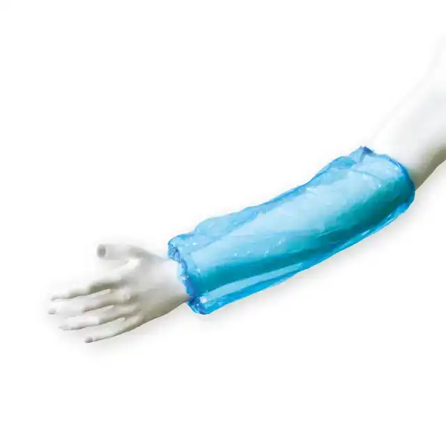 MOUWOVERTREK HYNEX PE BLAUW 100 STUKS