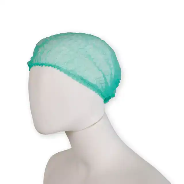HAARNET HYNEX CLIP NON-WOVEN GROEN PP