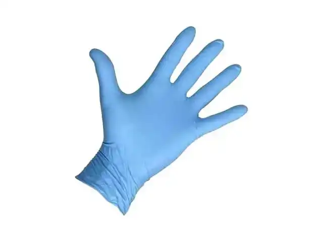 HANDSCHOEN HYNEX NITRIL M BLAUW 5GR 100