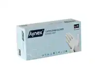 HANDSCHOEN HYNEX LATEX L WIT 5G 100