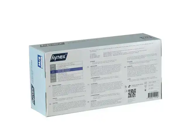HANDSCHOEN HYNEX LATEX M WIT 5GR 100