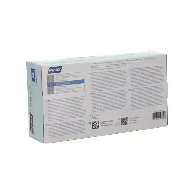 HANDSCHOEN HYNEX LATEX M WIT 5GR 100