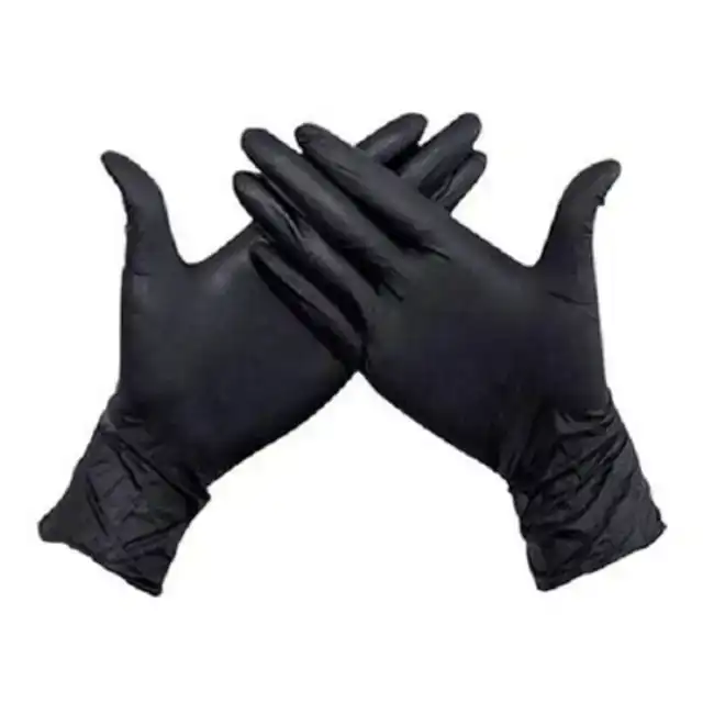 HANDSCHOEN HYNEX NITRIL XL ZWART 5GR