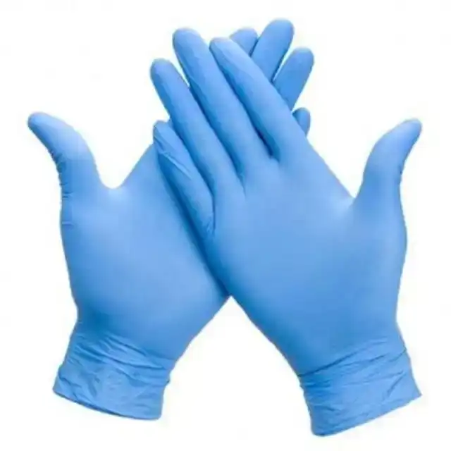 HANDSCHOEN HYNEX NITRIL L BLAUW 5GR 100