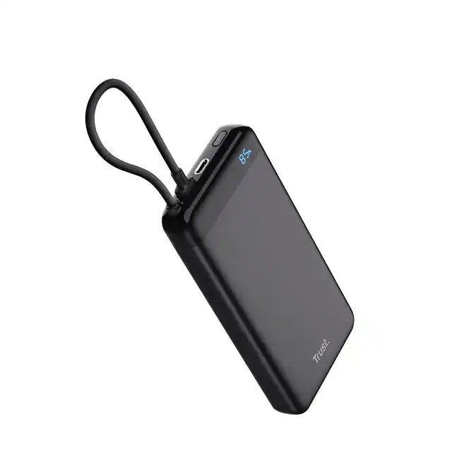 POWERBANK TRUST FIERA 20.000 MET KABEL
