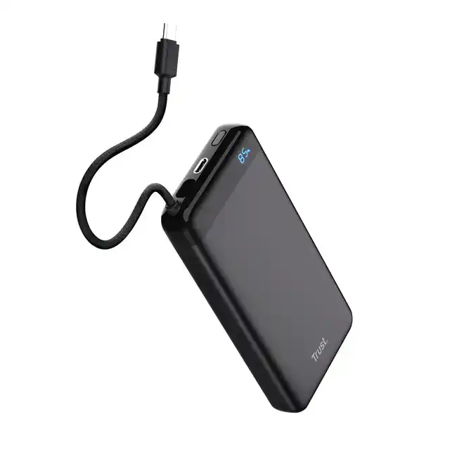 POWERBANK TRUST FIERA 20.000 MET KABEL
