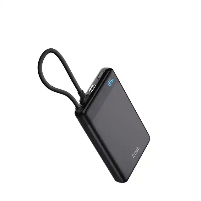 POWERBANK TRUST FIERA 10.000 MET KABEL