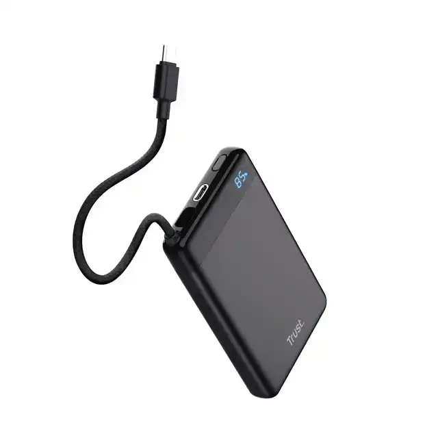 POWERBANK TRUST FIERA 10.000 MET KABEL