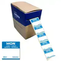 ETIKET AVERY HACCP MAANDAG-BLAUW
