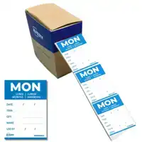 ETIKET AVERY HACCP MAANDAG-BLAUW