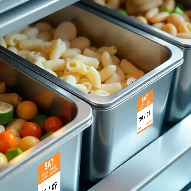ETIKET AVERY HACCP ZATERDAG-ORANJE