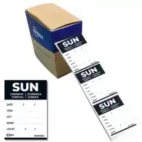 ETIKET AVERY HACCP ZONDAG-ZWART 40X56MM