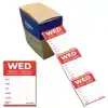 ETIKET AVERY HACCP WOENSDAG-ROOD