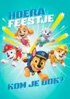 WENSKAART HALLMARK UITNODIGING PAW