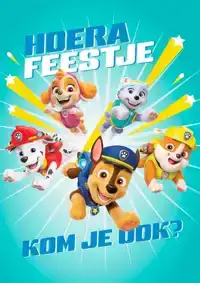 WENSKAART HALLMARK UITNODIGING PAW