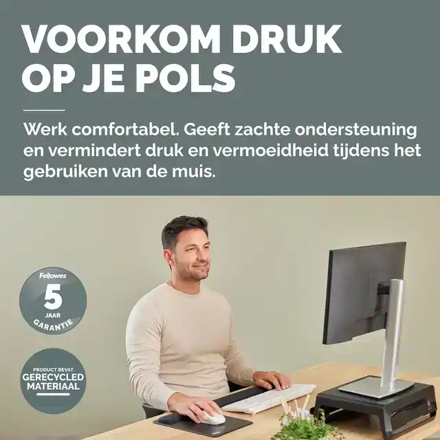POLSSTEUN FELLOWES BREYTA ZWART