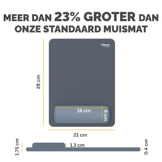 MUISMAT MET POLSSTEUN FELLOWES BREYTA
