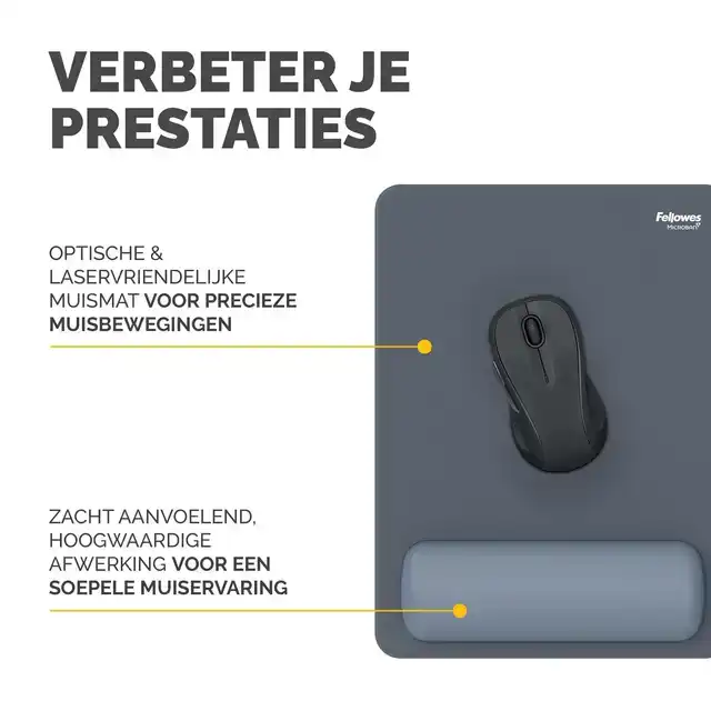 MUISMAT MET POLSSTEUN FELLOWES BREYTA