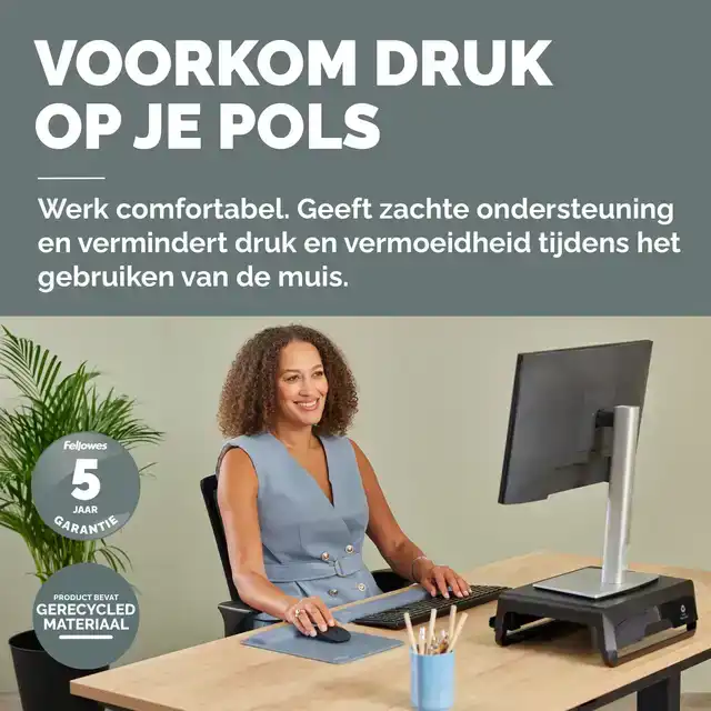 MUISMAT MET POLSSTEUN FELLOWES BREYTA