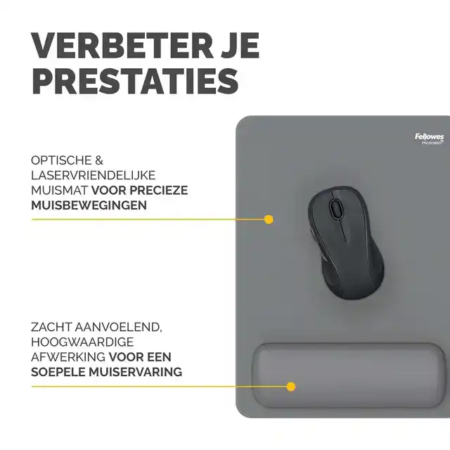 MUISMAT MET POLSSTEUN FELLOWES BREYTA