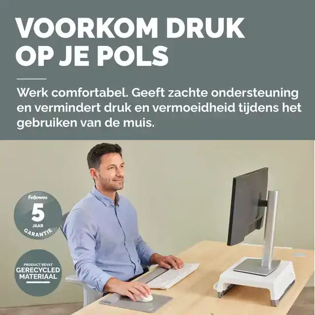 MUISMAT MET POLSSTEUN FELLOWES BREYTA