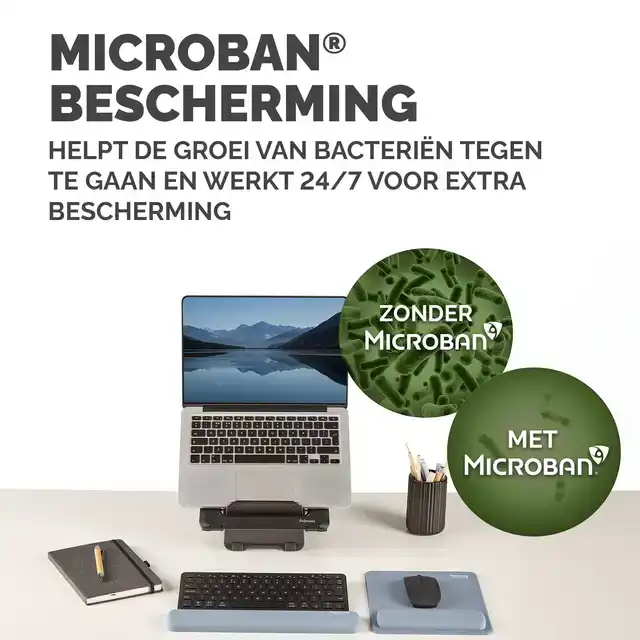 POLSSTEUN FELLOWES BREYTA COMPACT BLAUW