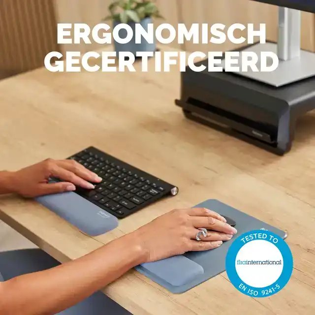 POLSSTEUN FELLOWES BREYTA COMPACT BLAUW