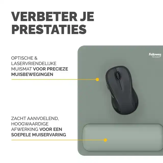 MUISMAT MET POLSSTEUN FELLOWES BREYTA