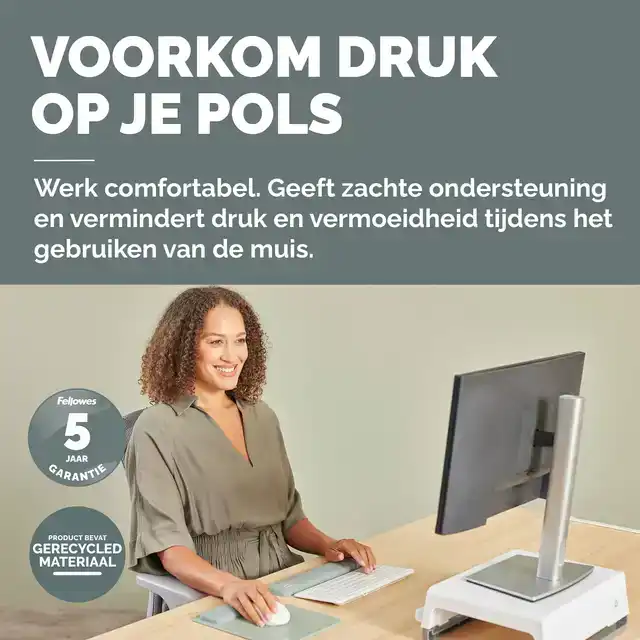 MUISMAT MET POLSSTEUN FELLOWES BREYTA