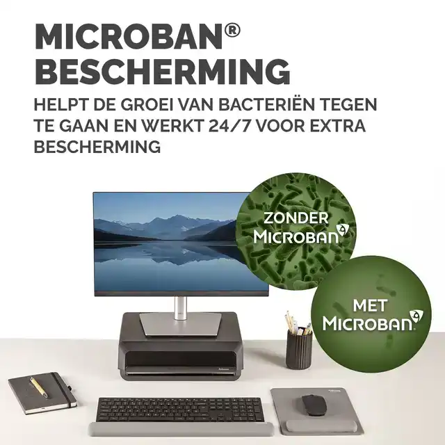 POLSSTEUN FELLOWES BREYTA GRIJS