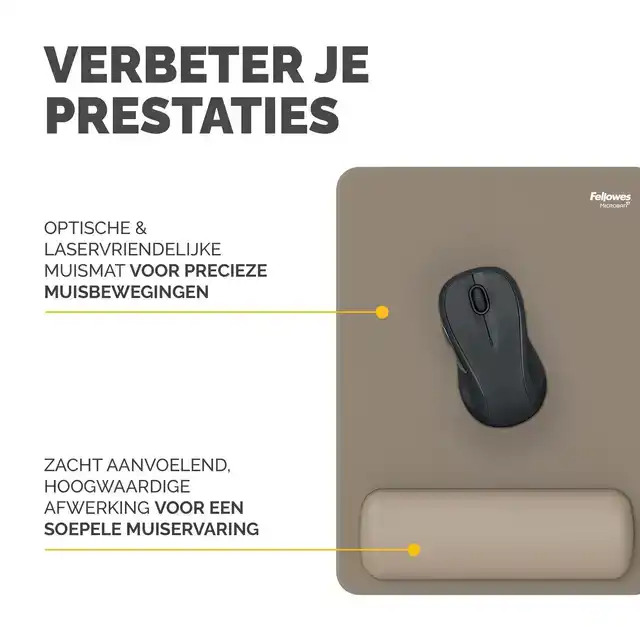MUISMAT MET POLSSTEUN FELLOWES BREYTA