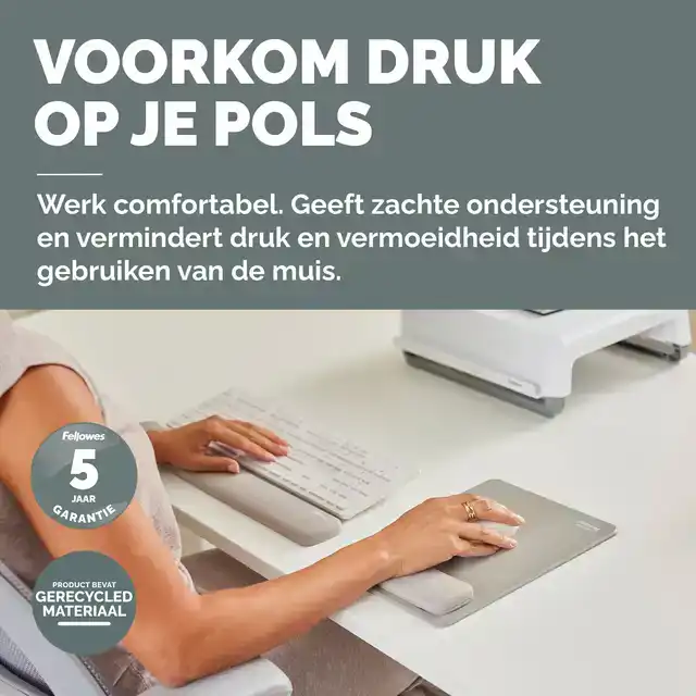 MUISMAT MET POLSSTEUN FELLOWES BREYTA