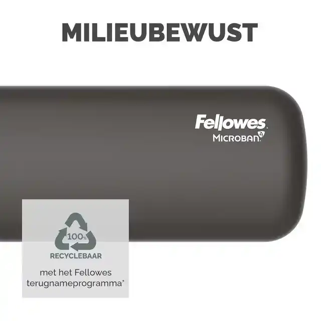 POLSSTEUN FELLOWES BREYTA PALM ZWART