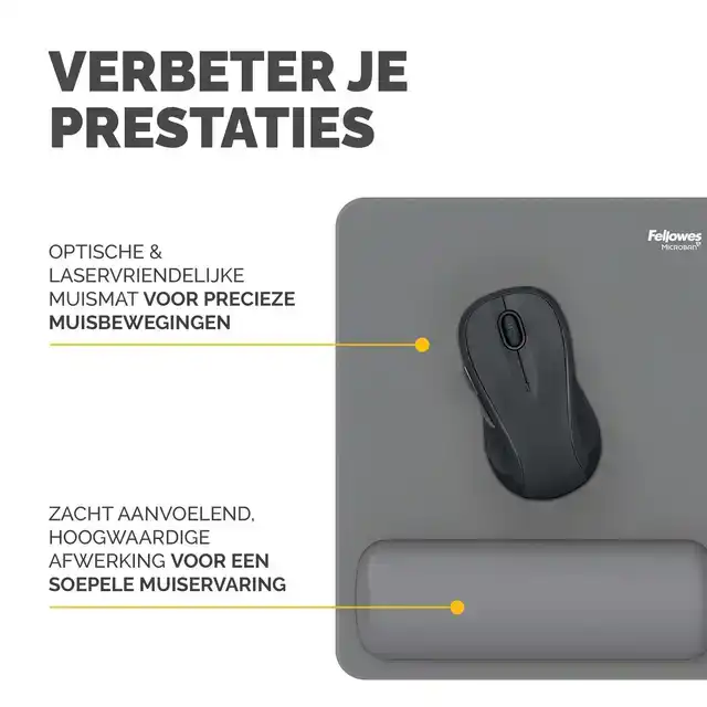 MUISMAT MET POLSSTEUN FELLOWES BREYTA