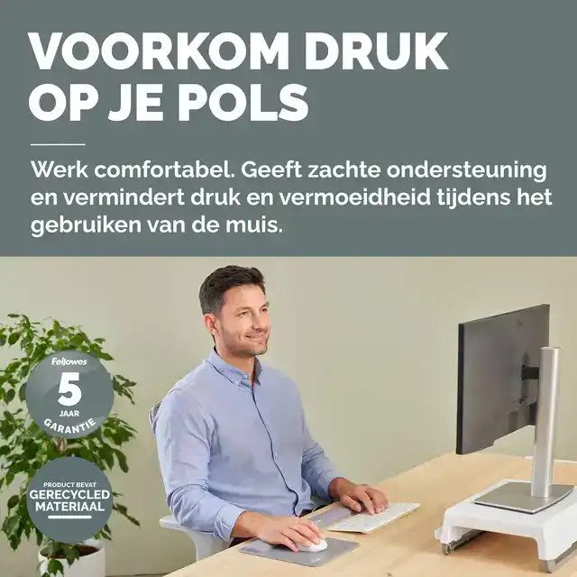 MUISMAT MET POLSSTEUN FELLOWES BREYTA